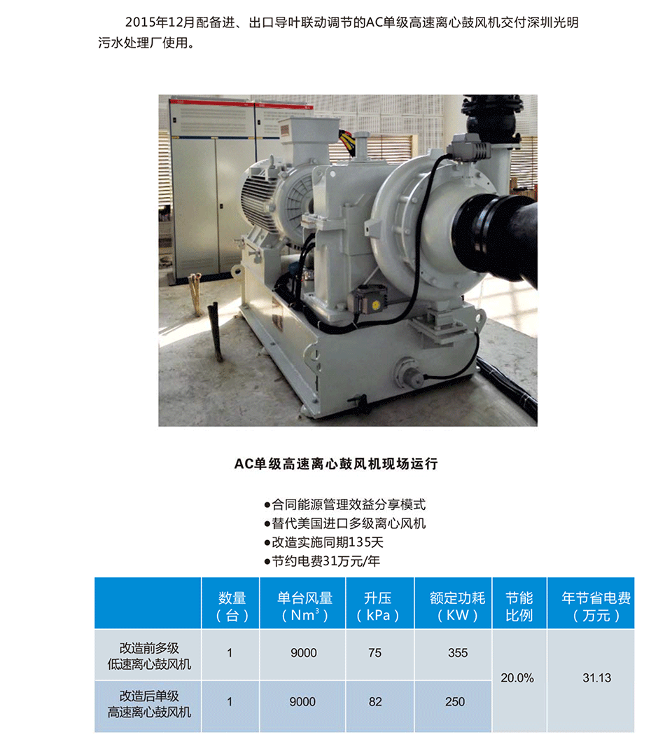 單級離心鼓風機透平真空泵-5